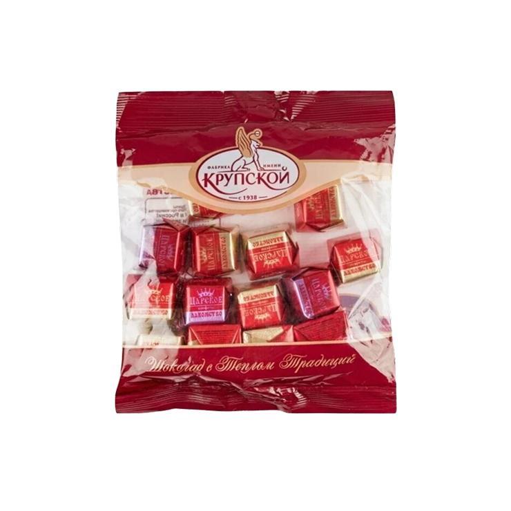 Конфеты Крупская царское лакомство шоколадные 210 гр., флоу-пак