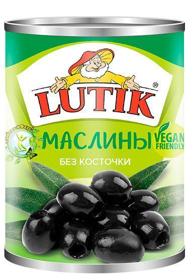 Маслины Lutik без косточек 280 мл., ж/б