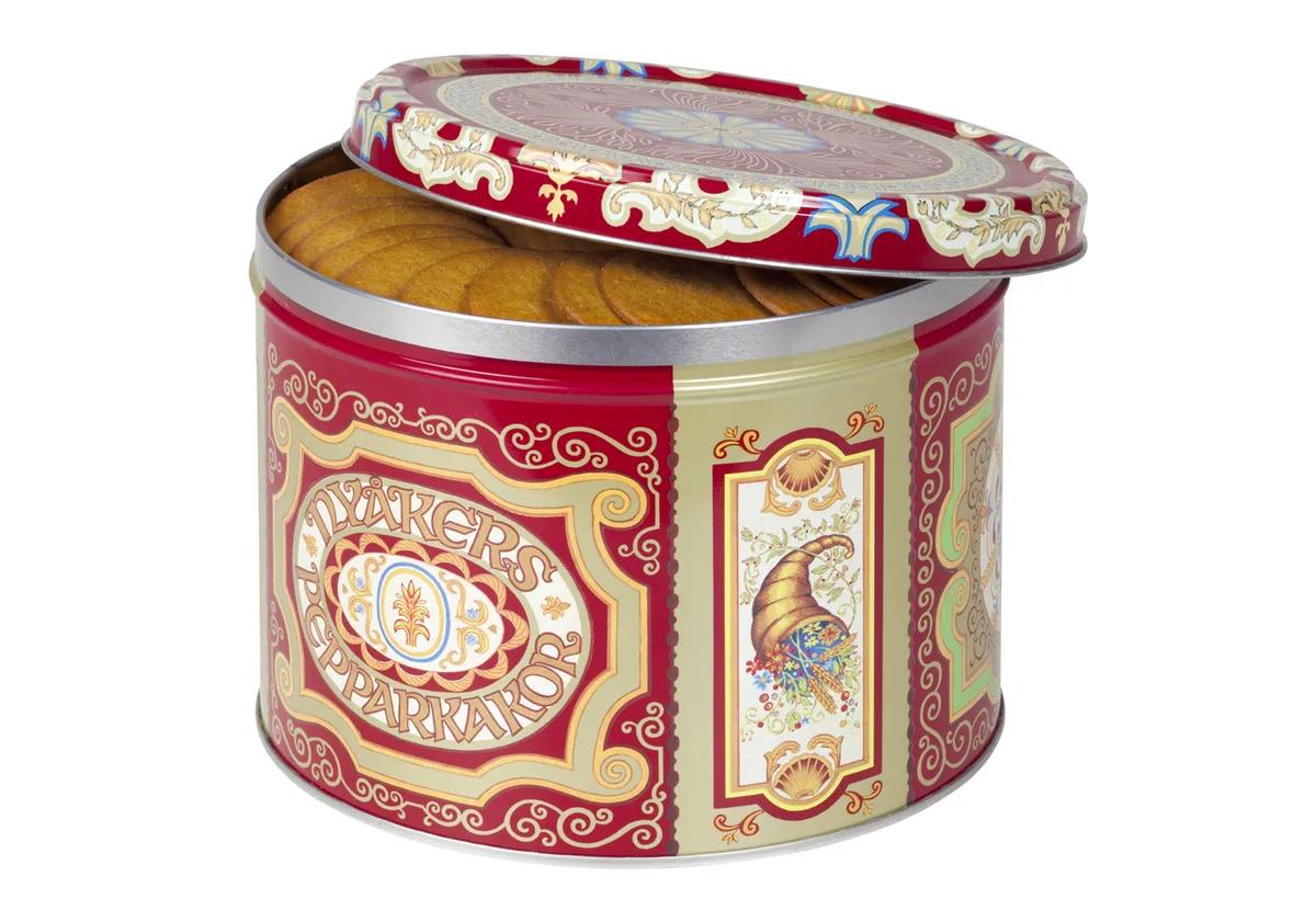 Печенье Nyakers, Original Red Хрустящее имбирное, 900 гр., ж/б
