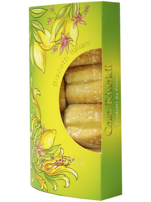 Печенье с лимонным джемом Casa Rinaldi Кучини, 200 гр., картон