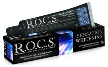 Зубная паста R.O.C.S Sensation Whitening