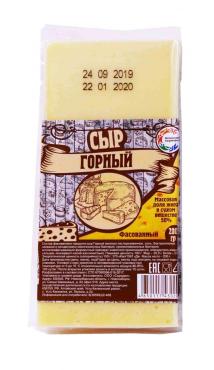 Сыр Горный, 50%, Алтайские сыровары, 200 гр., флоу-пак