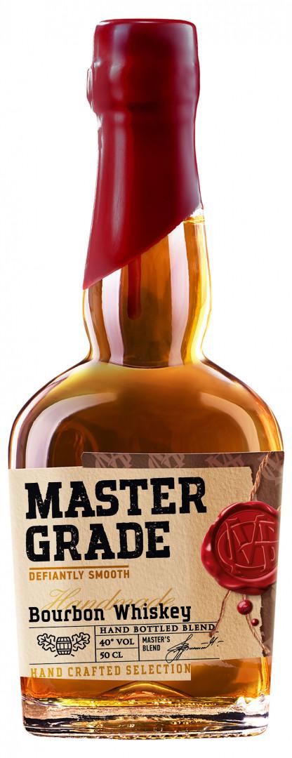 Виски Master Grade Bourbon зерновой 40% 500 мл., стекло