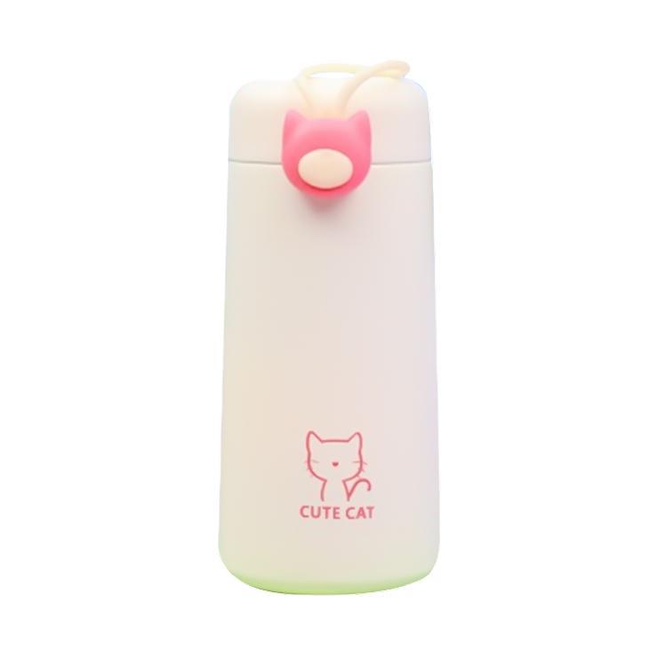 Термос Cute Cat белый 270 мл., картон