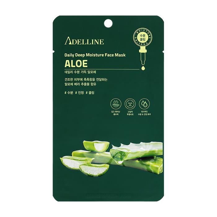 Маска Adelline Daily Deep Moisture Face Mask - Aloe тканевая 20 гр., саше