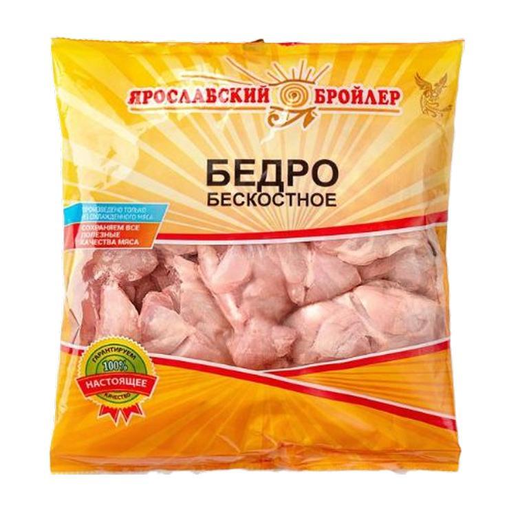 Бедро цыпленка - бройлера Ярославский бройлер б/к охлажденное 740 гр., пакет