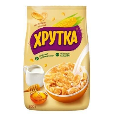 Готовый завтрак Nestle Хрутка медовые хлопья 300 гр., флоу-пак