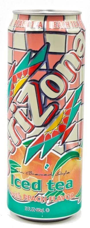 Чай холодный Arizona Iced tea со вкусом персика 680 мл., ж/б