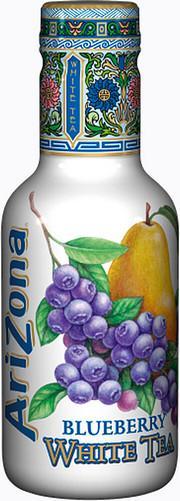 Чай холодный Arizona Blueberry белый с черникой 450 мл., ПЭТ