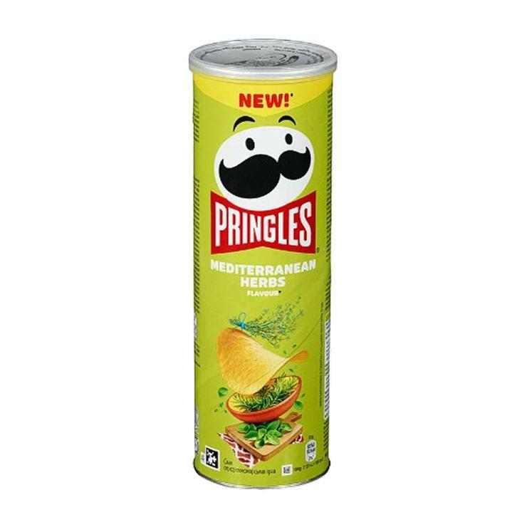 Чипсы Pringles Mediterranean Herbs 165 гр., туба