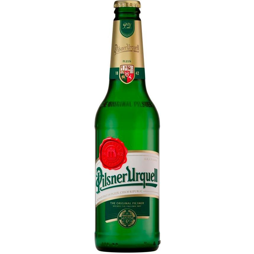 Пиво Pilsner Urquell 4.4% светлое фильтрованное пастеризованное 500 мл., стекло