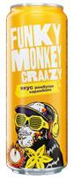 Напиток газированный Funky Monkey crazy рамбутан карамбола 450 мл., ж/б