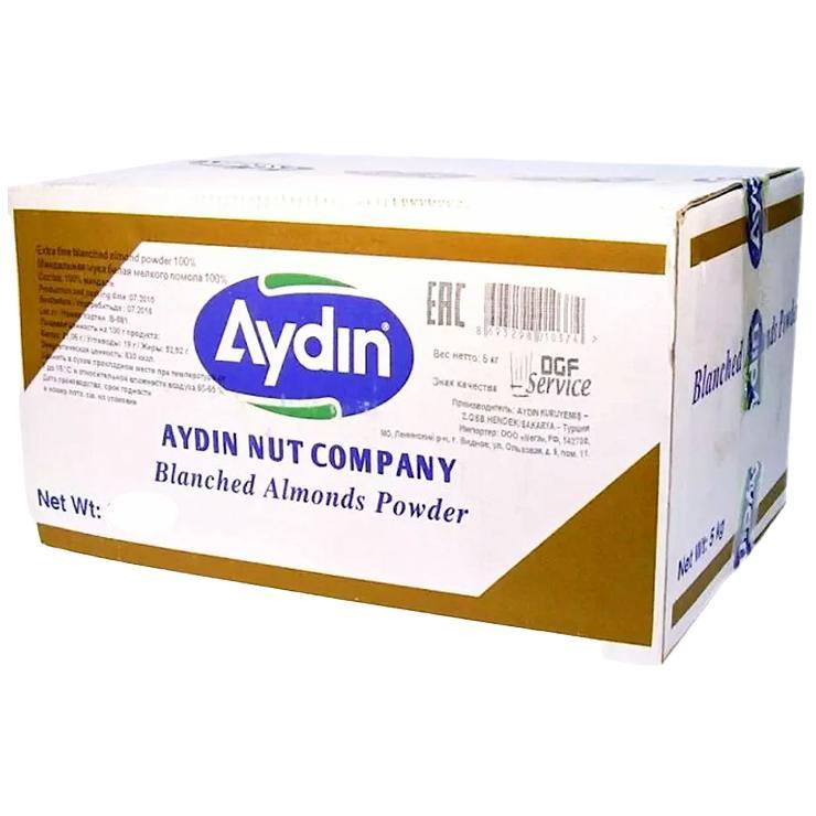 Мука миндальная Aydin белая мелкого помола 10 кг., картон