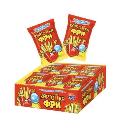 Резинка жевательная Канди Клаб Картошка фри 15 гр., флоу-пак