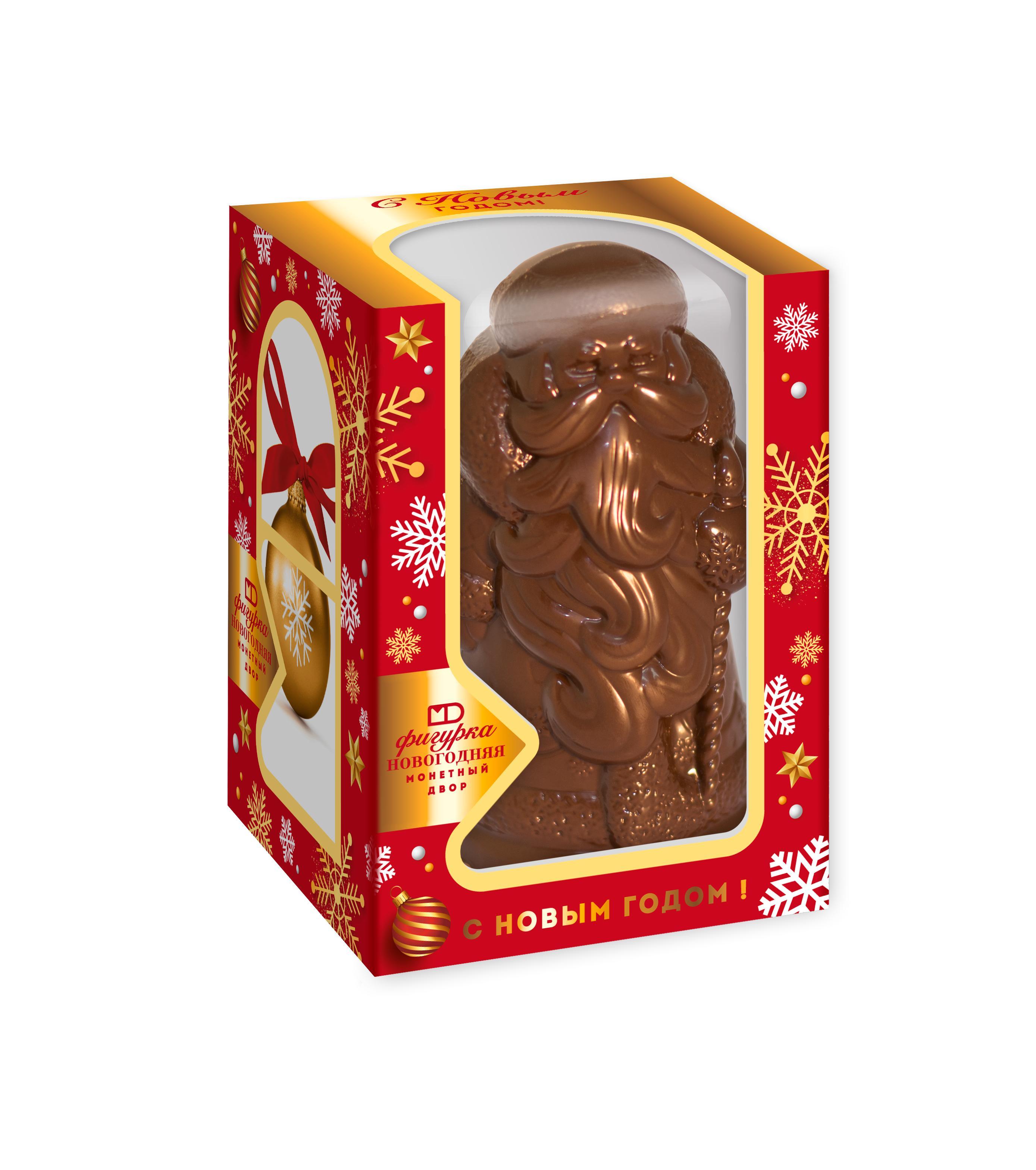 Шоколадная фигурка Монетный двор Универс Дед Мороз 100 гр., картон