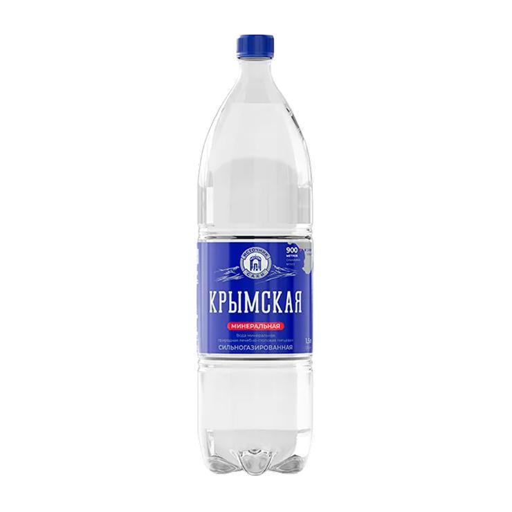Вода газированная Крымская минеральная 1,5 л., ПЭТ