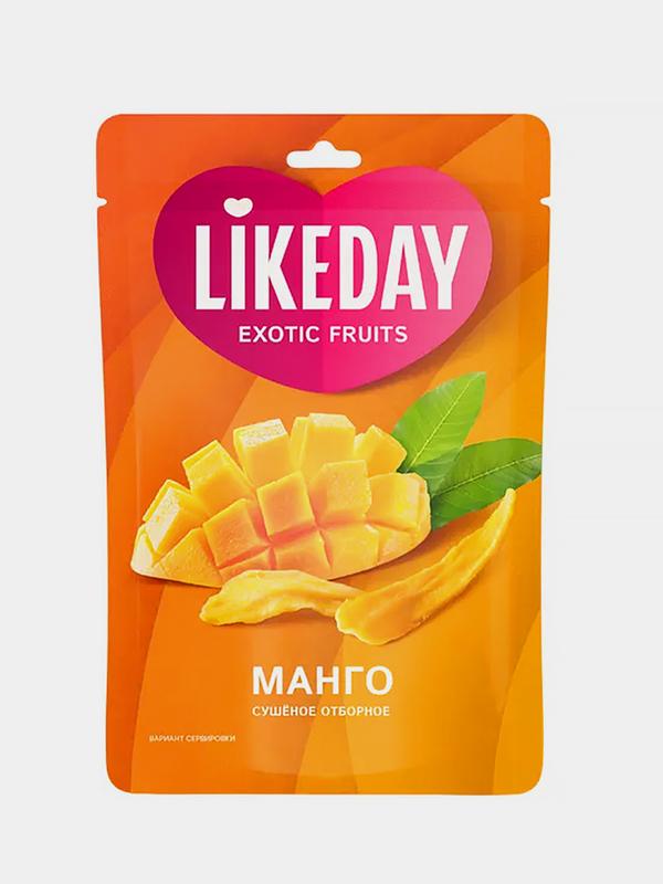 Манго Вкусы мира LikeDay сушеное 100 гр., дой-пак