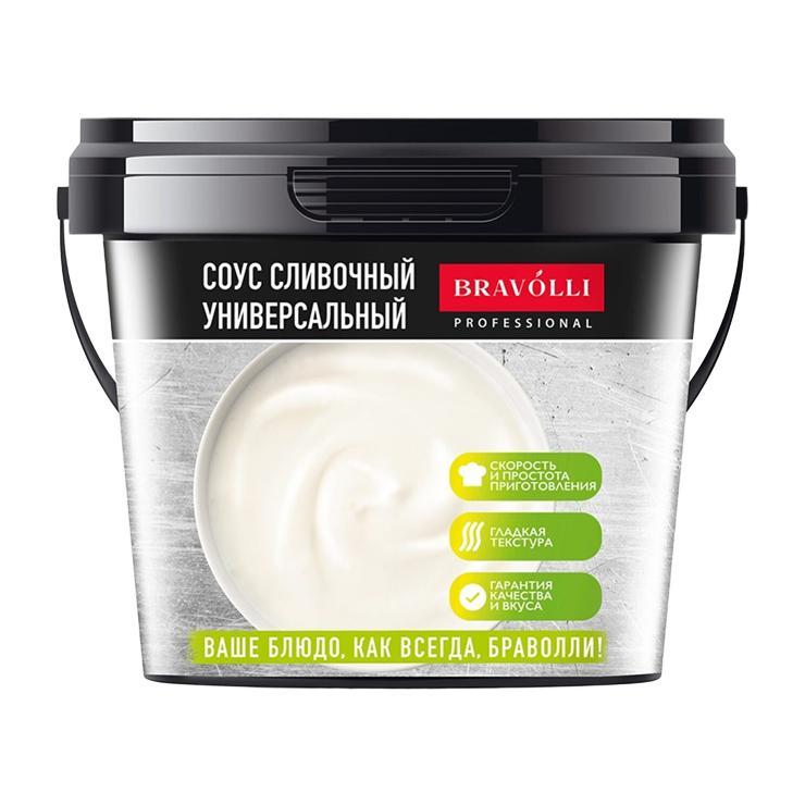 Соус Bravolli Professional сливочный универсальный смесь сухая 1,5 кг., ведро