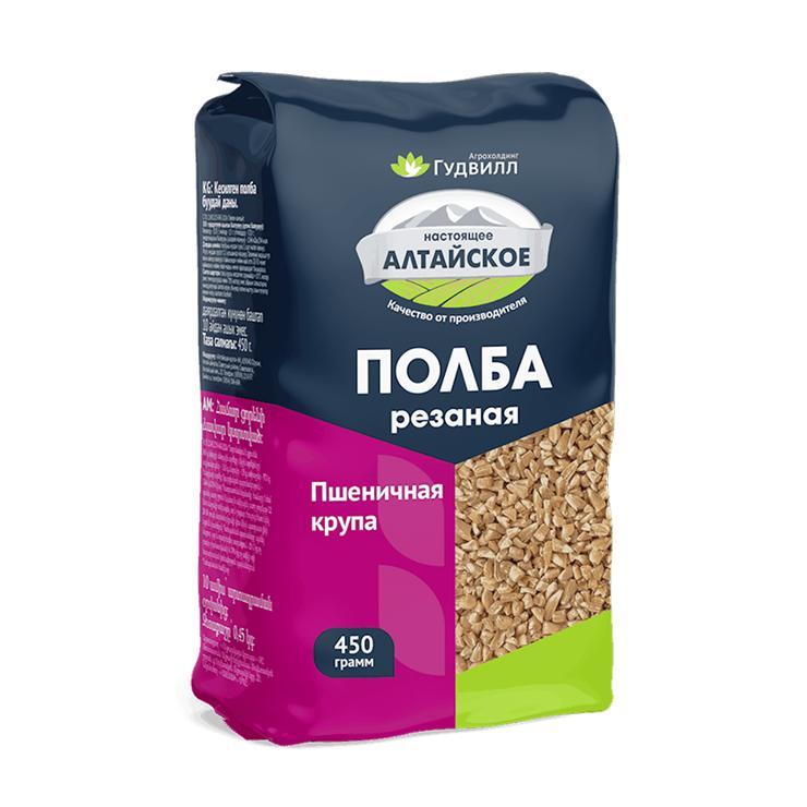 Крупа Гудвилл полба пшеничная резаная 450 гр., флоу-пак