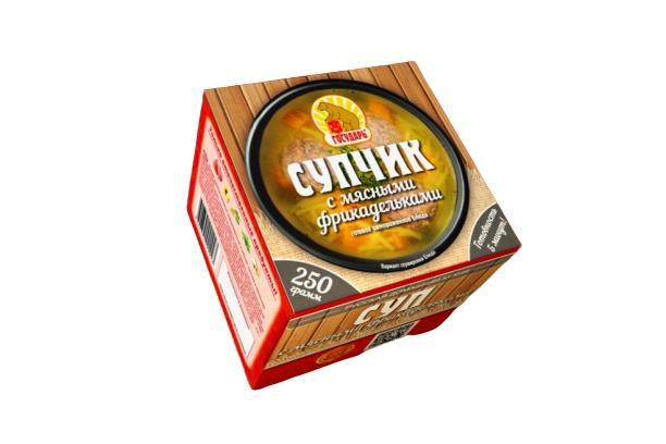 Суп Государь с мясными фрикадельками 250 гр., картон