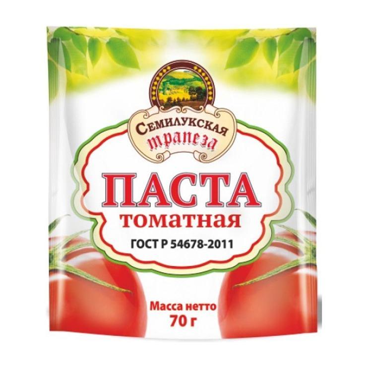 Томатная паста Семилукская трапеза 25% 70 гр., дой-пак