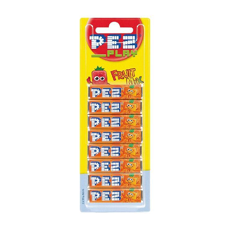 Конфеты PEZ Play Fruit Mix апельсин 68 гр., блистер
