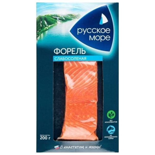 Форель слабосоленая филе-кусок Русское море 200 гр., вакуумная упаковка