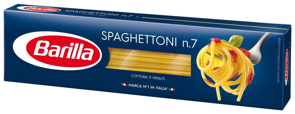 Макаронные изделия Barilla Spaghettoni № 7 450 гр., картон