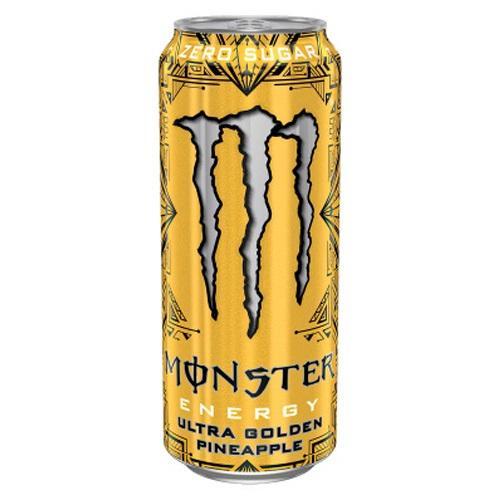Напиток энергетический Monster Ultra Golden ананас 500 мл., ж/б