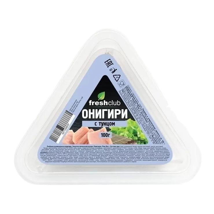 Онигири Freshclub с тунцом 100 гр., пластиковая упаковка