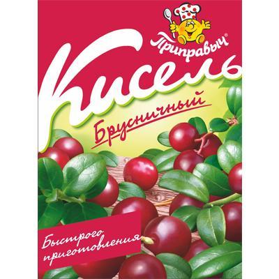 Кисель Приправыч брусничный 110 гр., картон