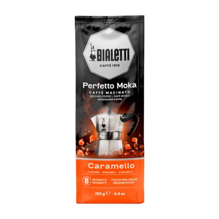 Кофе молотый Bialetti Perfetto Moka Caramello 250 гр., флоу-пак