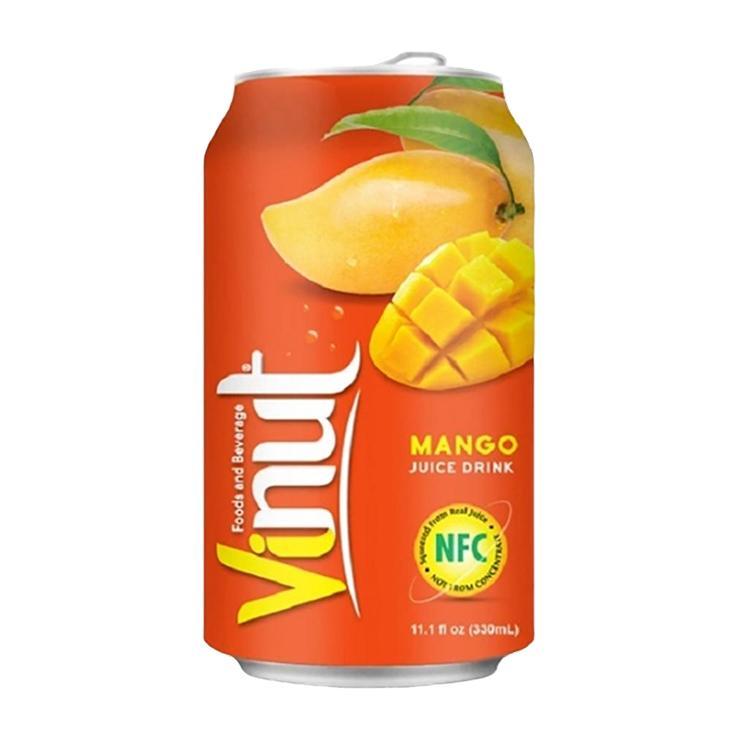 Напиток сокосодержащий Vinut juice drink манго Вьетнам 330 мл., ж/б