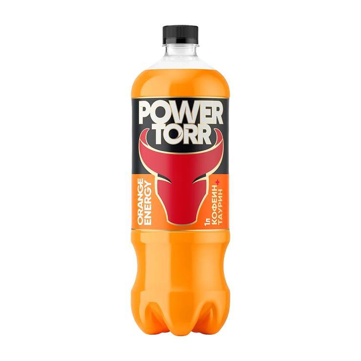 Напиток энергетический Power Torr апельсин газированный 1 л., ПЭТ