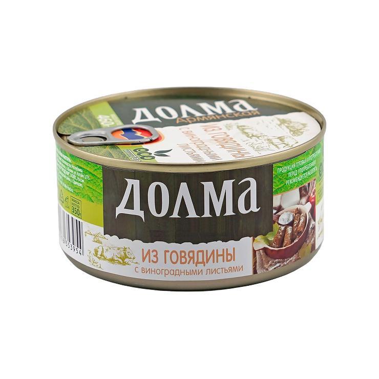 Долма Ecofood из говядины 330 гр., ж/б
