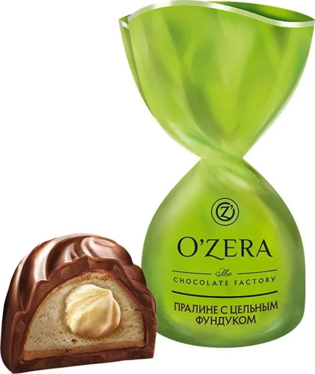 Конфеты O'Zera с цельным фундуком 500 гр., флоу-пак