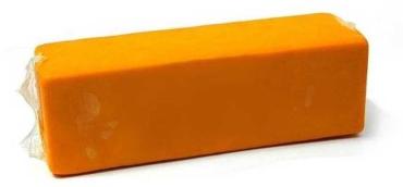 Сыр полутвердый жирность 45% Радость вкуса Рыжий Чеддер, 4,5 кг., вакуумная упаковка