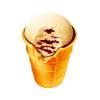 Мороженое стаканчик вафельный Золотой Стандарт пломбир с черникой, 89 гр., флоу-пак