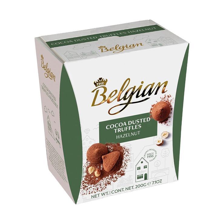 Трюфели Belgian со вкусом фундука 200 гр., картон