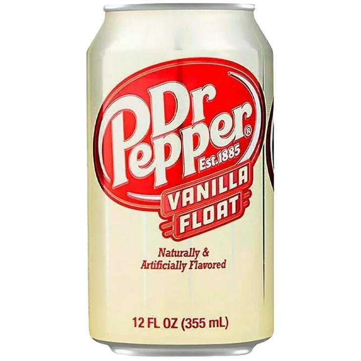 Напиток газированный Dr.Pepper ванилла флот 355 мл., ж/б