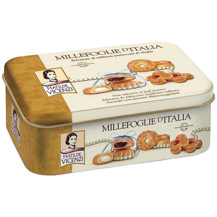 Печенье и пирожные Vicenzi Biscotti набор 920 гр., ж/б