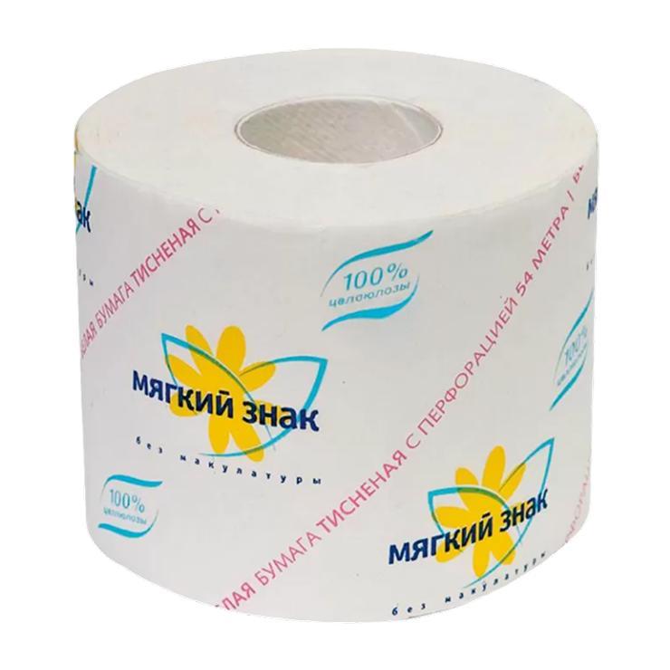 Туалетная бумага Мягкий знак 1 рулон, бумага