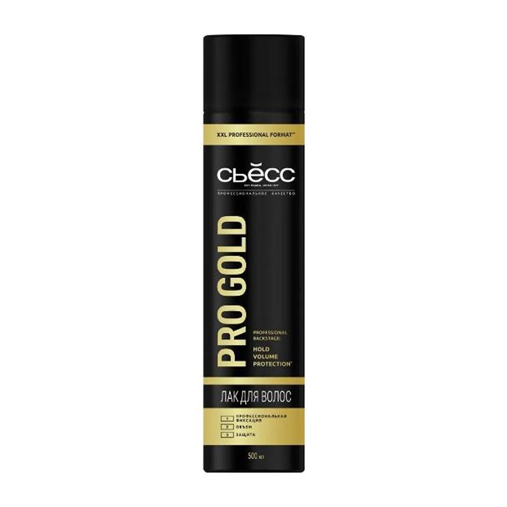 Лак для волос СЬЁСС Pro gold 500 мл., баллон