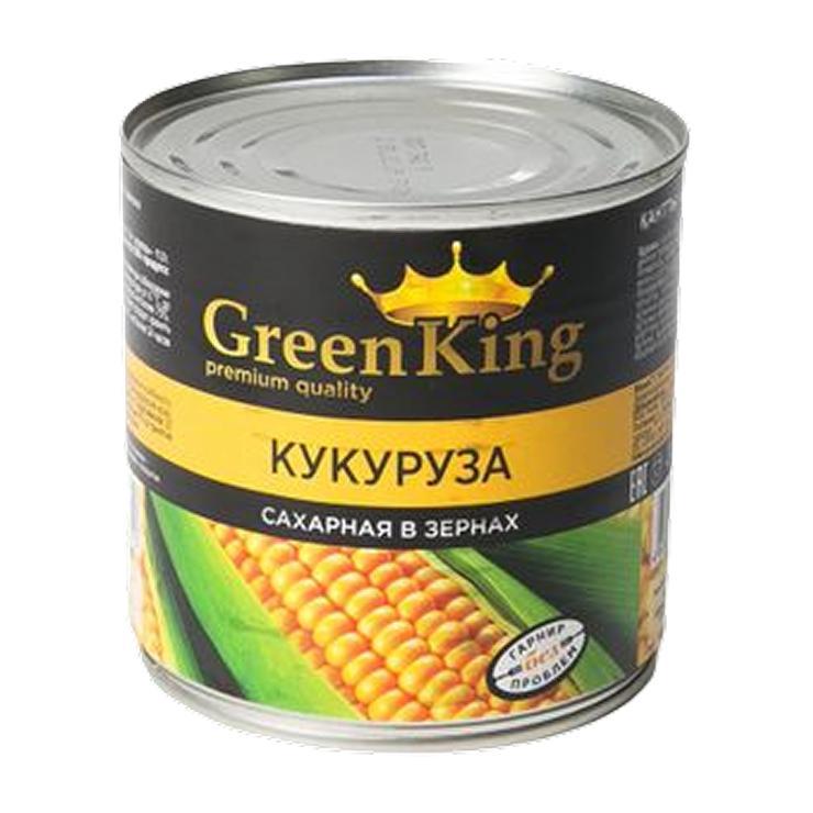 Кукуруза Green King сахарная в зернах стерилизованная 2,65 л., ж/б