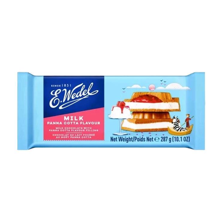Шоколад E.Wedel панна котта 287 гр., флоу-пак