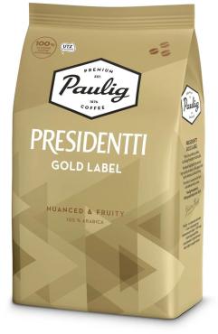 Кофе зерновой Paulig Presidentti Gold Label, 1 кг., пластиковый пакет