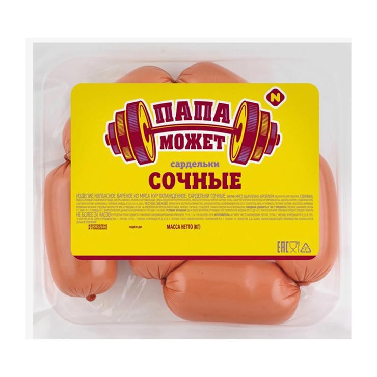 Сардельки Папа может Сочные 300 гр., вакуум