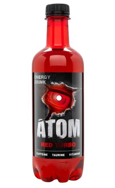 Напиток энергетический Atom Red Turbo 500 мл., ПЭТ