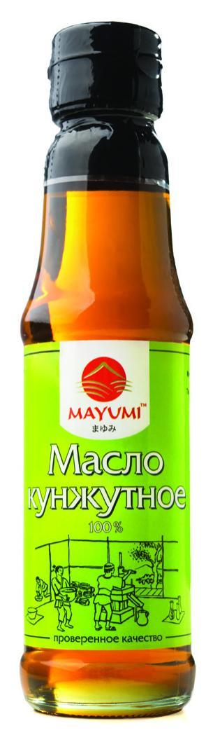 Масло кунжутное 100% ,  Mayumi, 150 гр., стекло