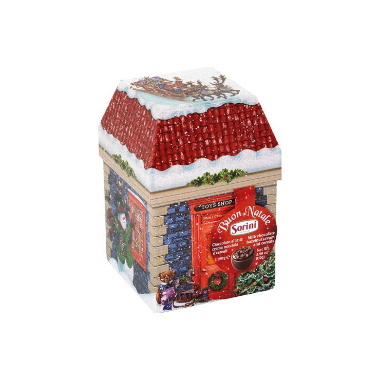 Конфеты SORINI пралине из молочного шоколада с ореховым кремом и злаками 150 гр., картон